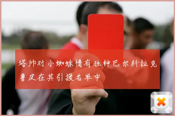 塔帅对小蜘蛛情有独钟巴尔科拉克鲁皮在其引援名单中